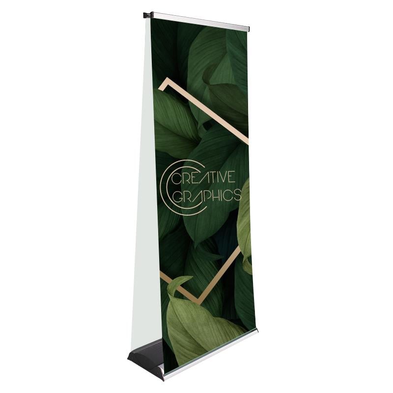 Outdoor Retrcatable Banner Stand with Water Base