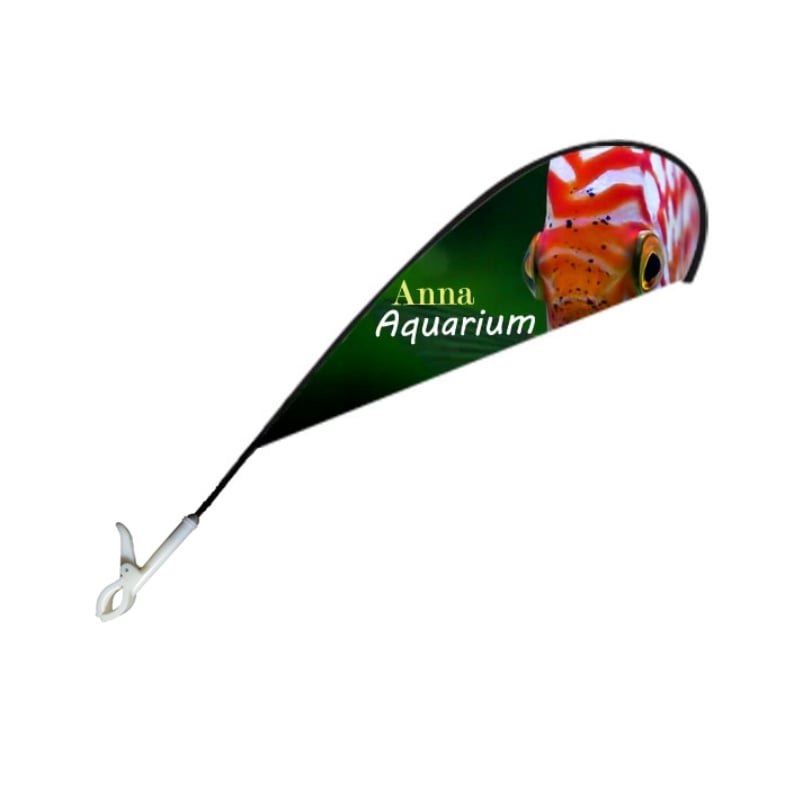 Custom Mini Teardrop Clip Flag