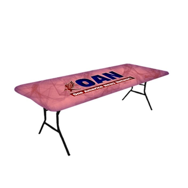 Fitted Stretch Fabric Table Topper Cover