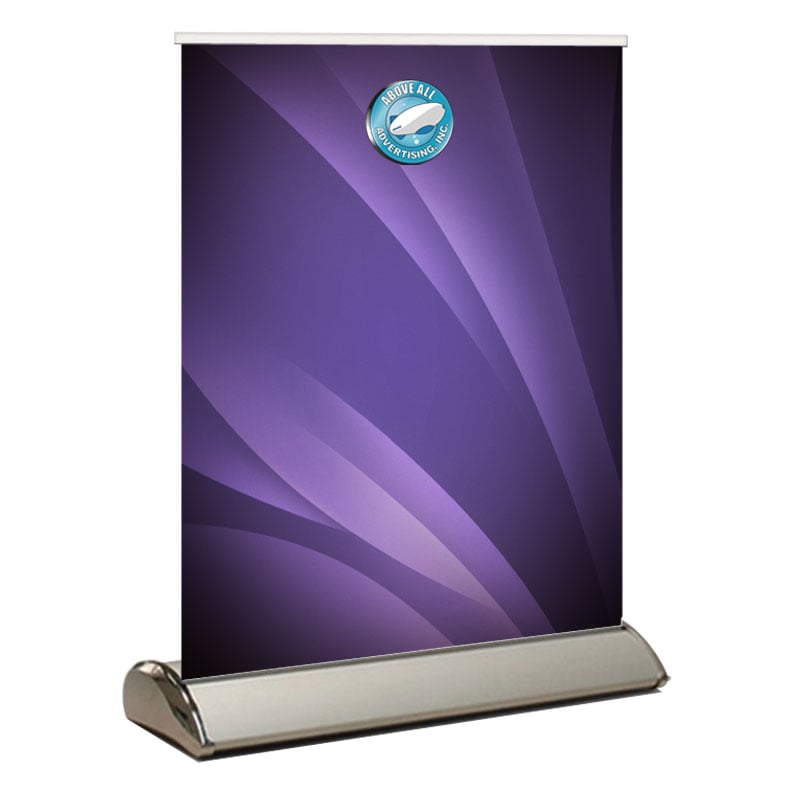 Mini Retractable Table Top Banner Stand