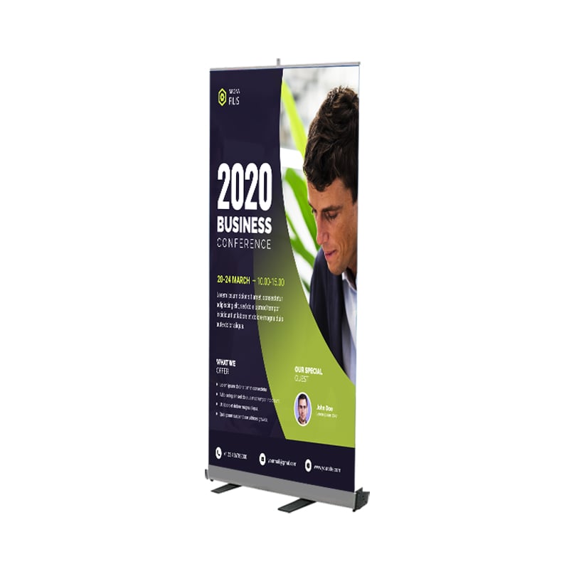 Economy Retractable Banner Stand (33 x 80)