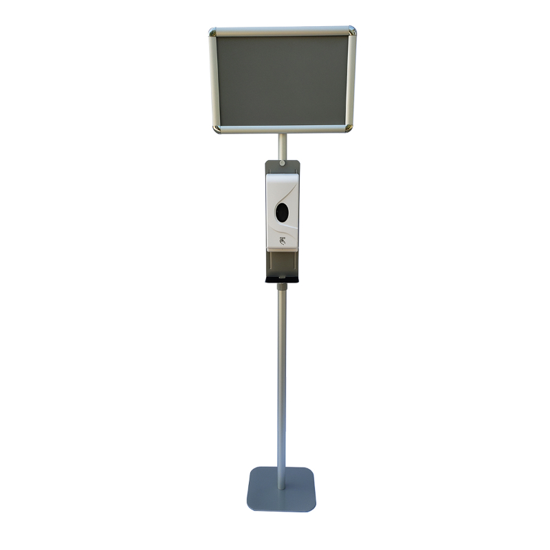 Touchless Hand Sanitizer Dispenser with Poster Stand - Lite