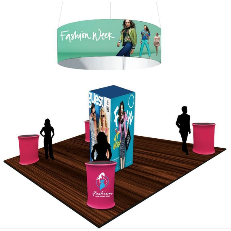 Trade Show Event Kit with Hanging Banner