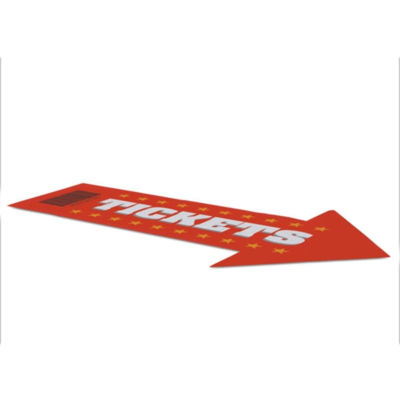 Arrow Surface Grip - Directional Floor Arrow Stickers (72
