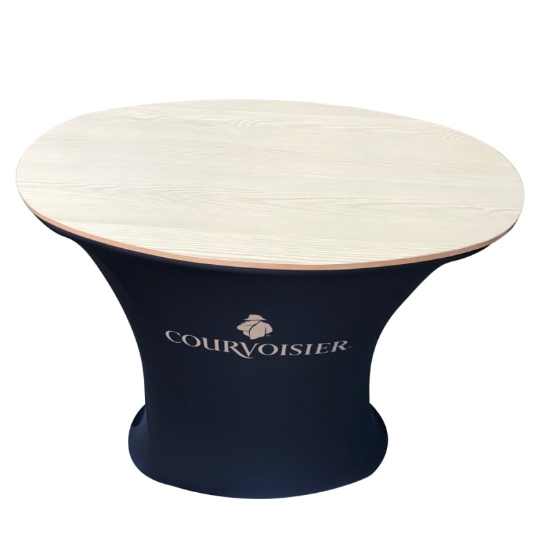 Oval Custom Counter Displays - Trade Show Podium