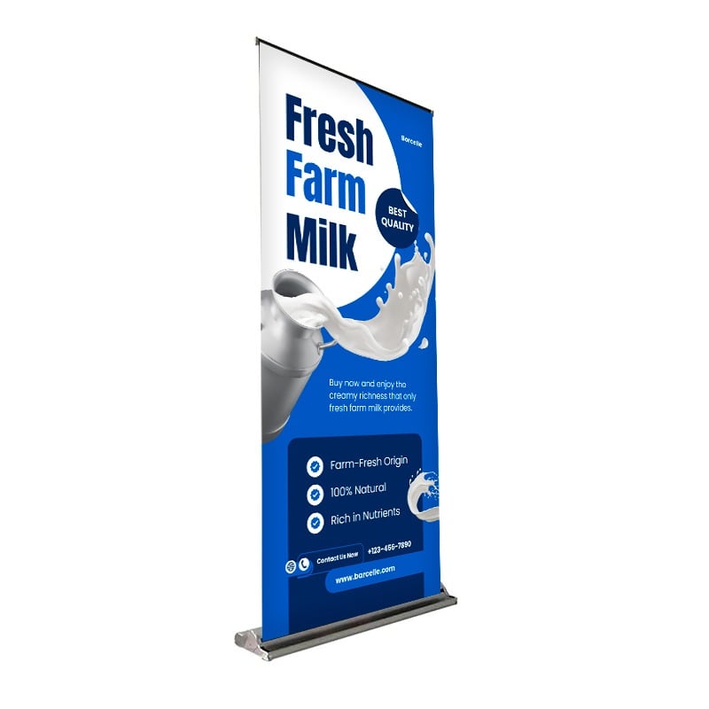 Monza™ Trak™ Retractable Banner Stand