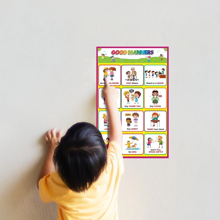 good manners chart for kindergarten & good manners poster​