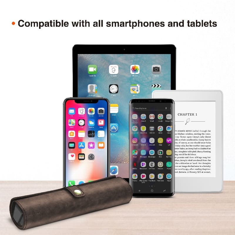 4 Port USB Power Tube Roll Up - Portable Charger