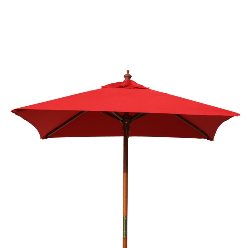 Custom Red Market Patio umbrella