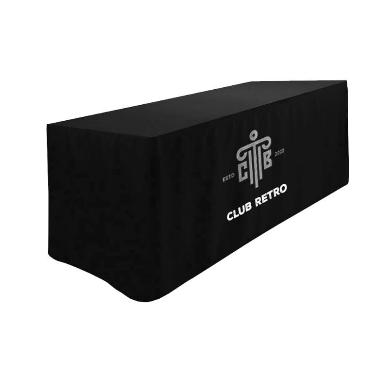 Custom Fitted Table Cover with Logo - Monza™ 