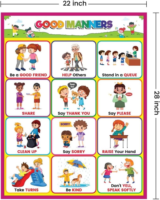 classroom good manners poster