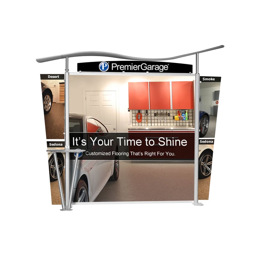 Custom advertising Modular Display Booth Wall