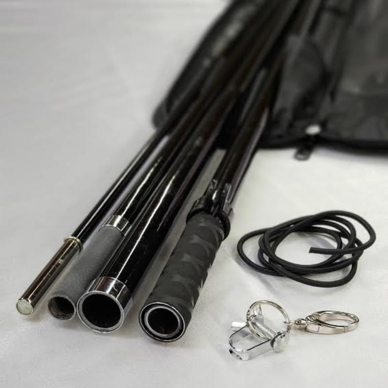 Standard poles and stand that comes with Flex banner from Above All Advertising
