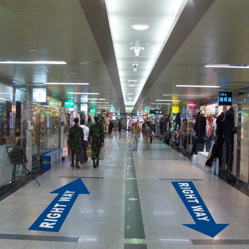 Arrow Floor Graphic Stickers & Decals Signs