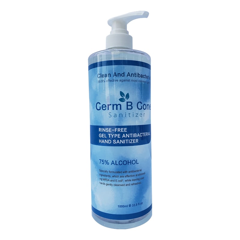 Alcohol Hand Sanitizer Gel  Pump 1 Liter 