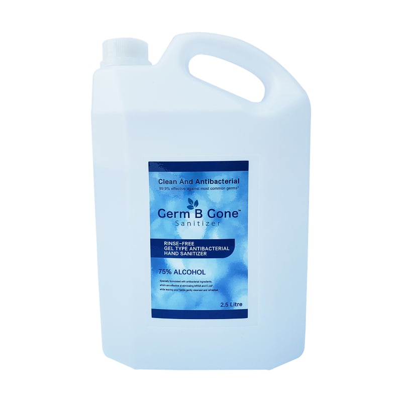 Alcohol Hand Sanitizer Gel 2.5 Liter Gallon