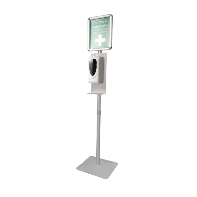 Automatic Hand Sanitizer Dispenser with Poster Stand