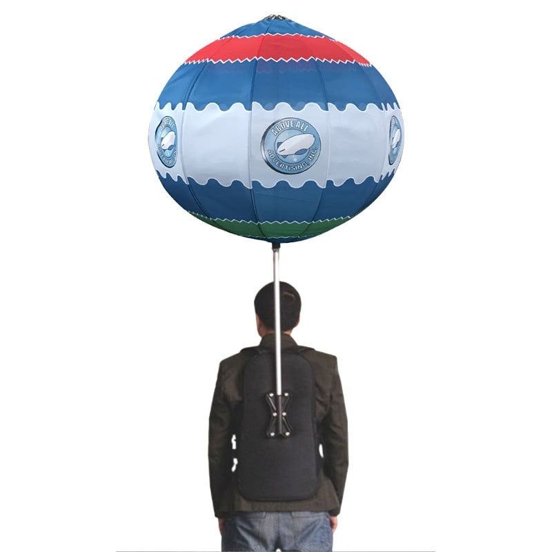Back Pack Popsi™ - Backpack Advertising​ Ball Shape Banner
