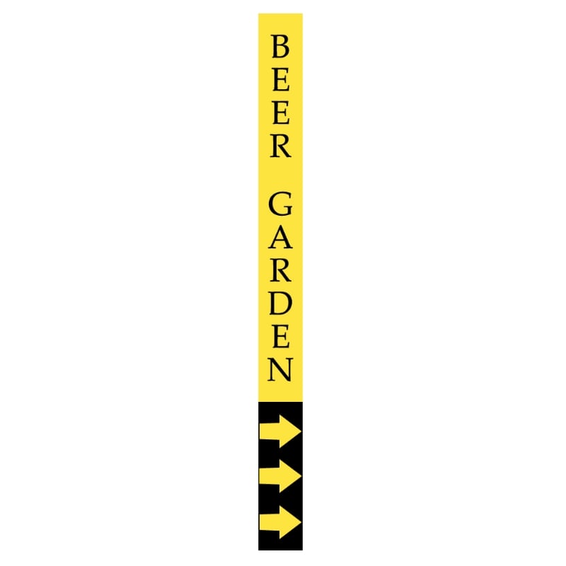 Preprinted Beer Garden Inflatable LED Tube