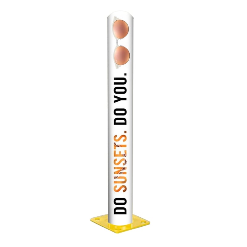 Bollard Cover - Bollard Skinz™ Custom Printed Pole Covers