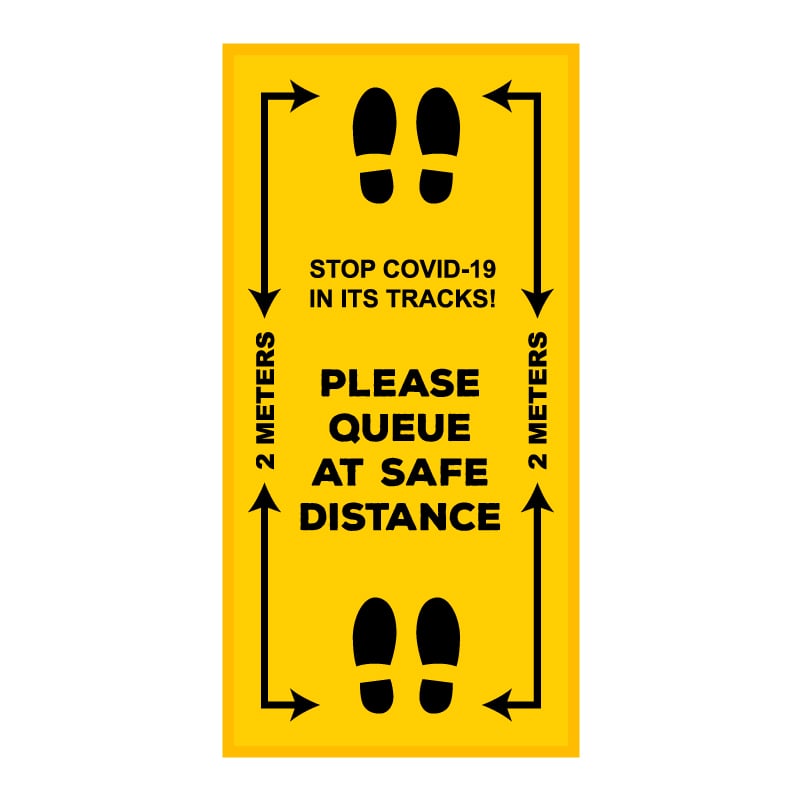Social Distancing floor mats