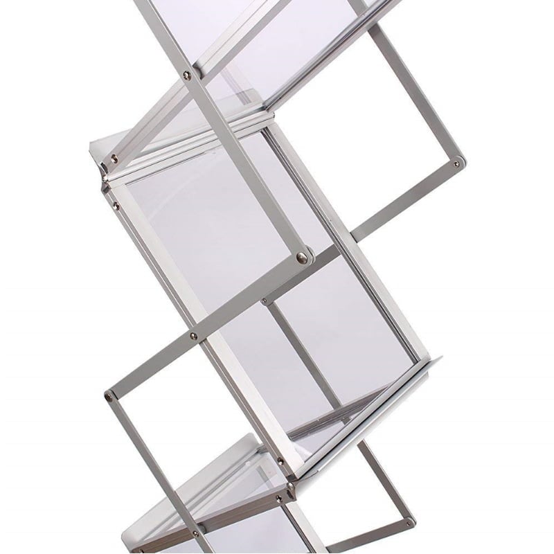 Zig Zag Folding Brochure Stand - Flyer Holder Stand