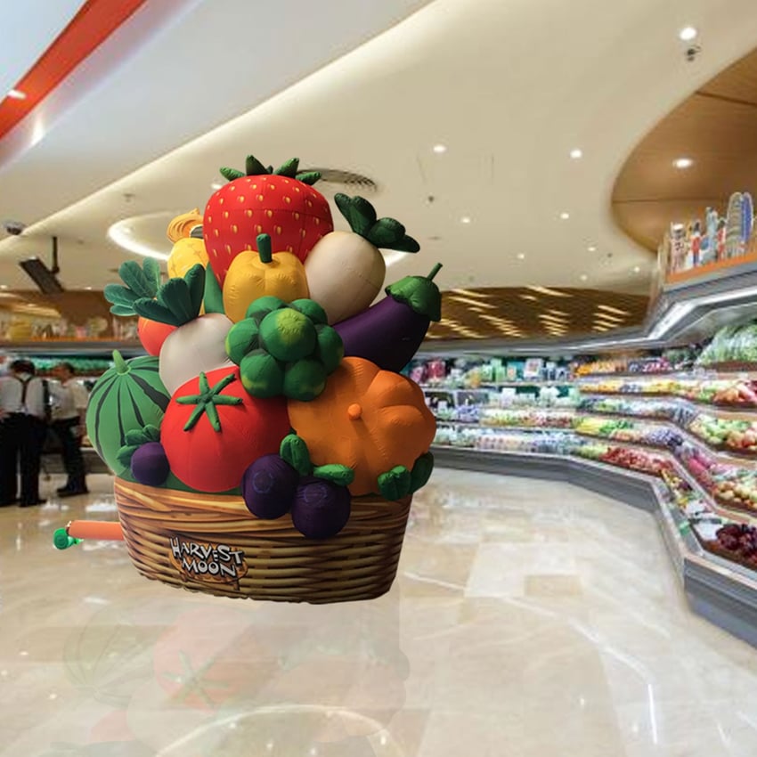 Grocery Store Vegetables Giant Advertising Inflatable