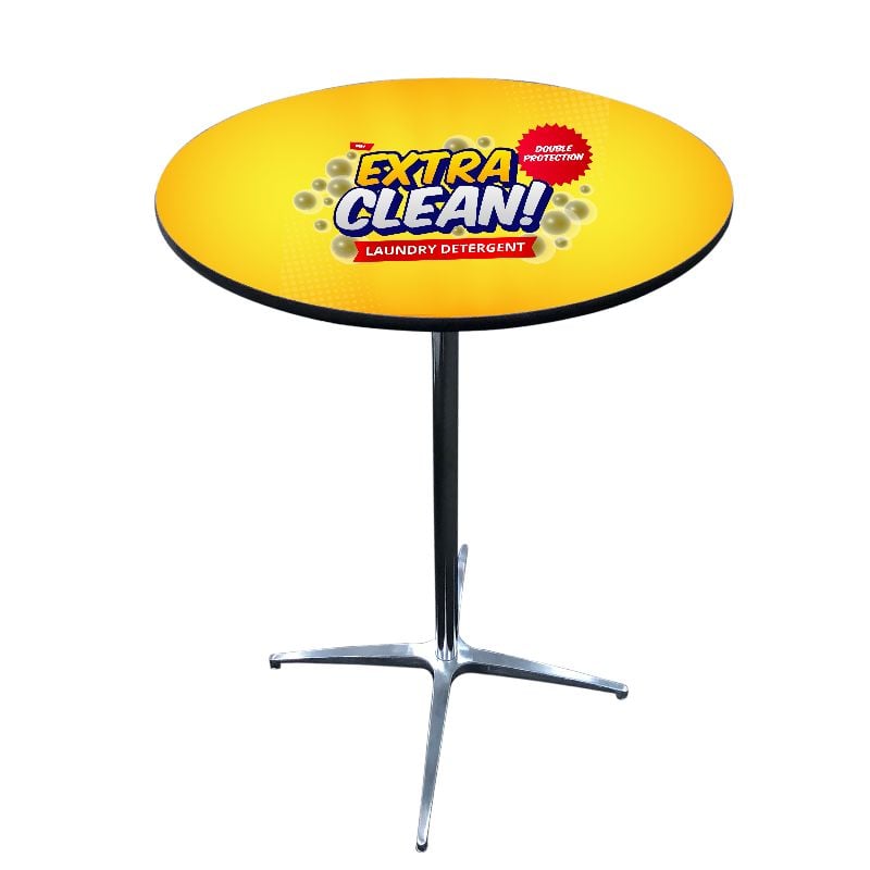 Bar Height Table with Custom Printed Top