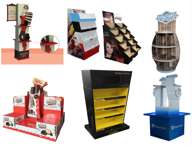Tiered Recyclable Display