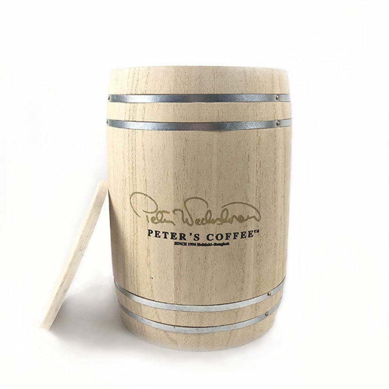 Coffee Barrel - Paulownia Wood
