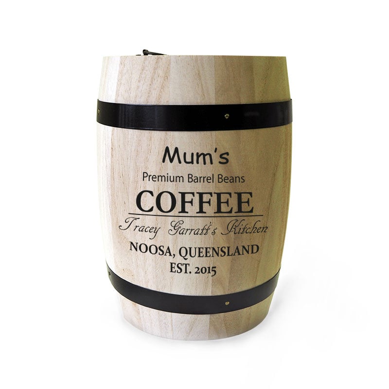 Coffee Barrel - Paulownia Wood