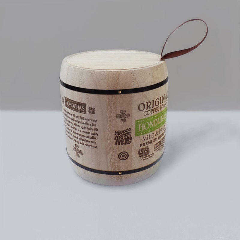 Coffee Barrel - Paulownia Wood