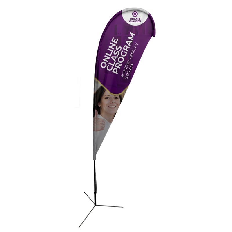 Compact Teardrop Advertising Flag (2)