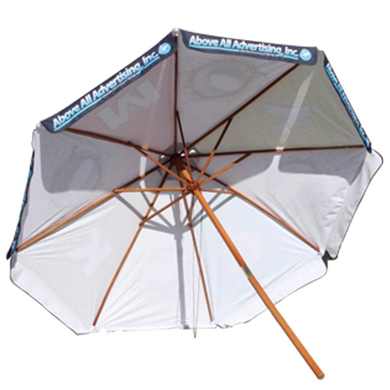 Custom Market Umbrella with Pole System, Round