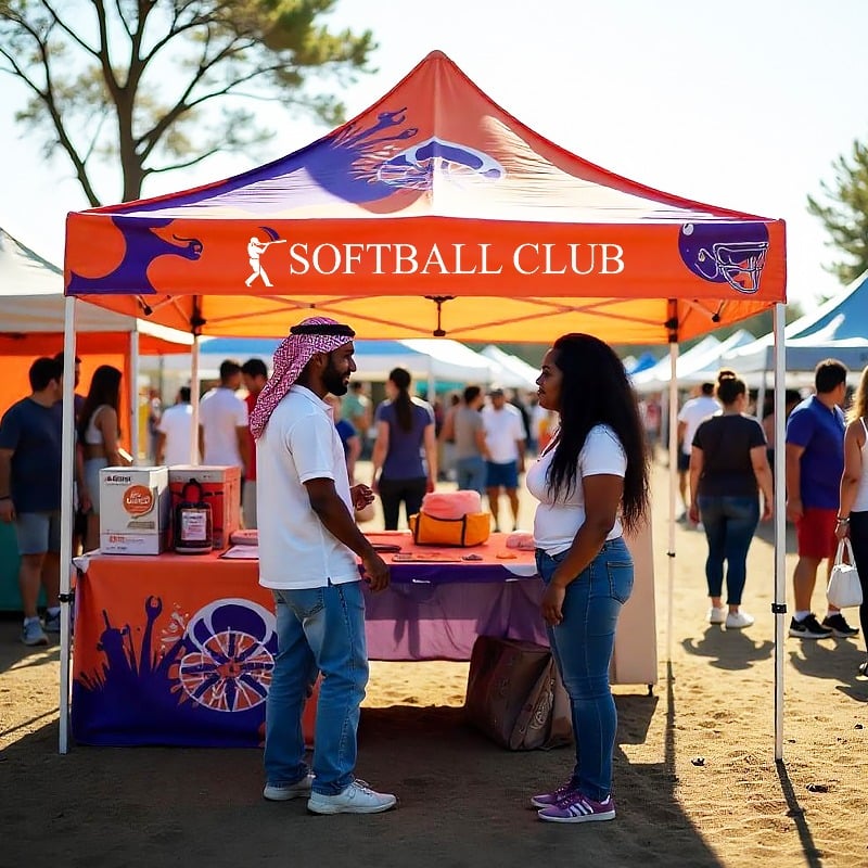 Custom Printed Pop-Up Tent 10 x 10 Foot