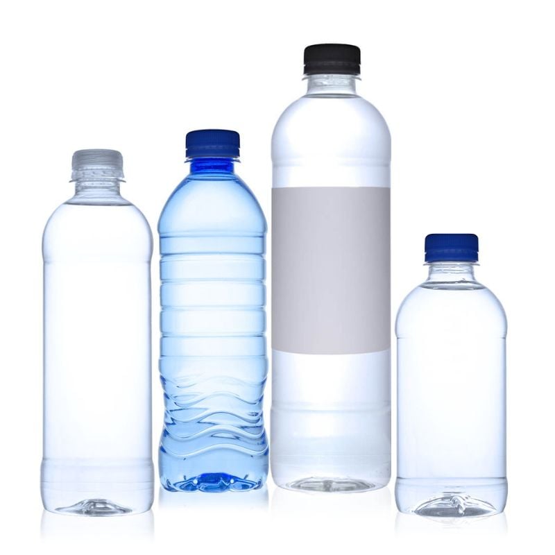 Packed Water Bottles - Custom Printed Labels