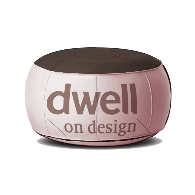 Design-Air™ Custom Inflatable Ottoman – Blow Up Footstool with Printed Slipcover 