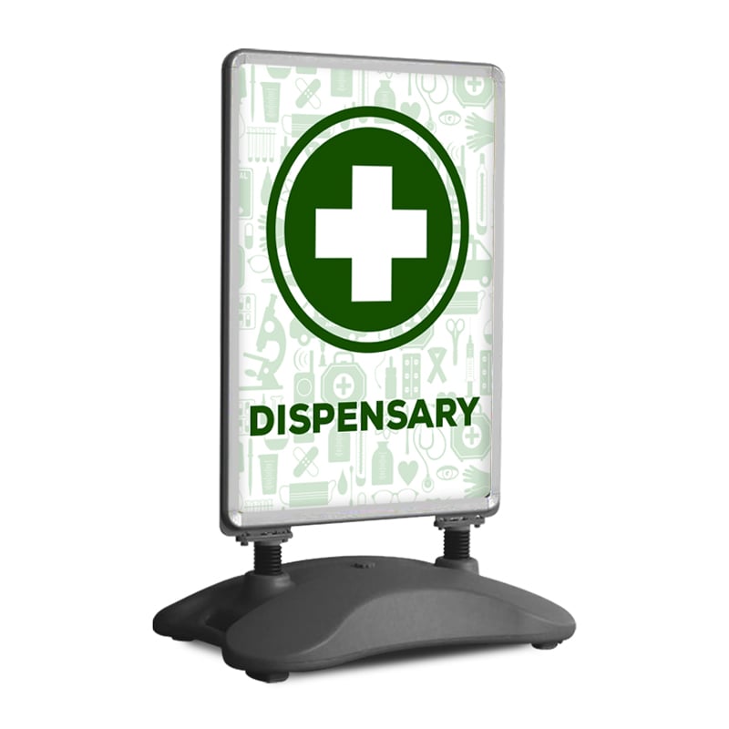 Dispensary - Pre Printed Product Line Up - White