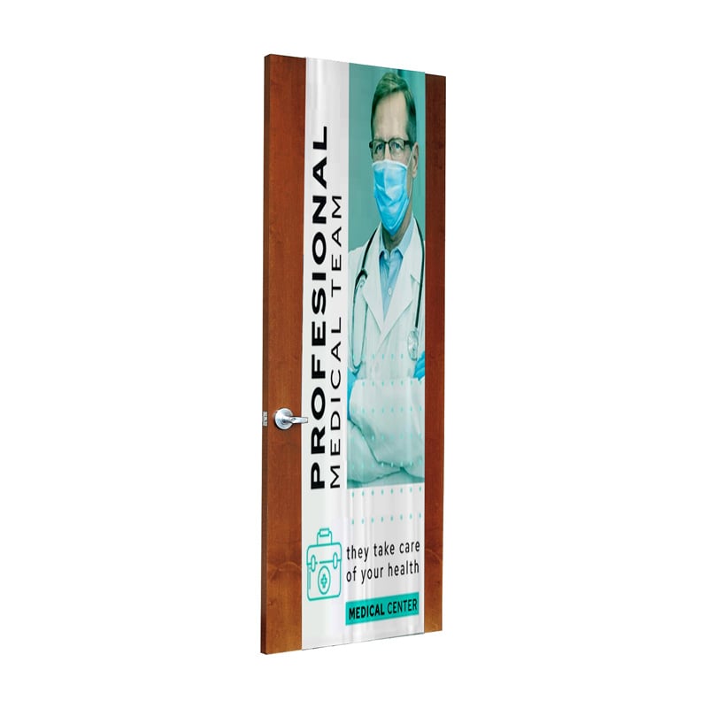 Door Wrap - Full Color Custom Imprint (1)