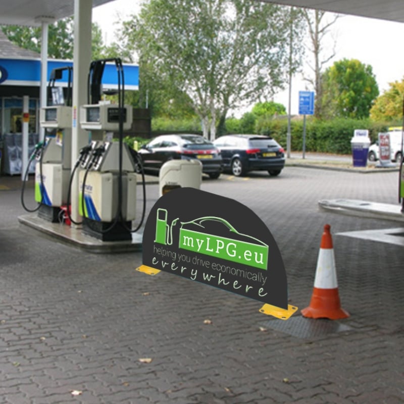 Petrol Pump Custom Bollard Covers