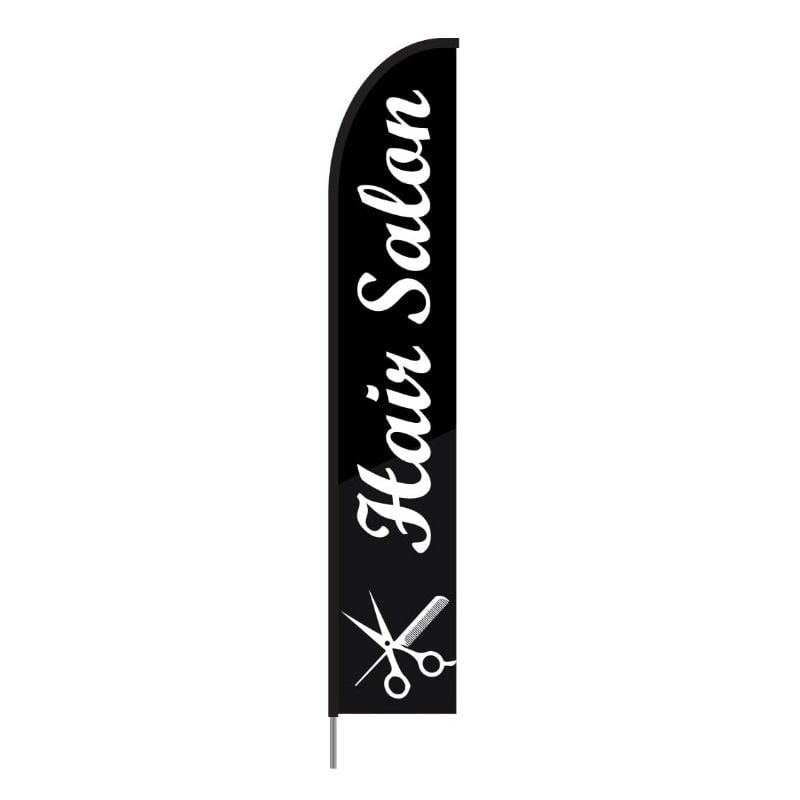 Haircuts & Hair Salon Flags - Feather Banners
