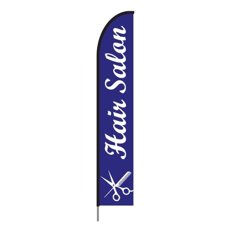 Haircuts & Hair Salon Flags - Feather Banners