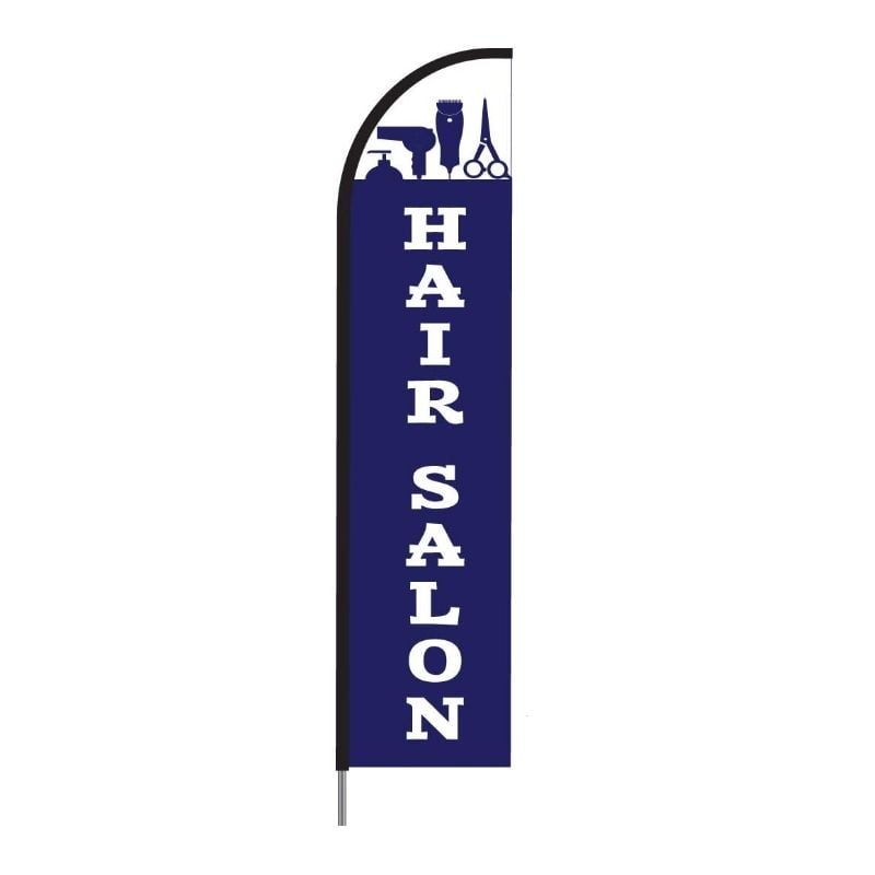 Haircuts & Hair Salon Flags - Feather Banners