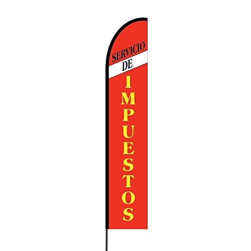 Income Tax Service Flags for Business