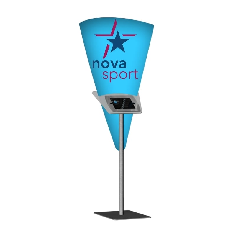 tension Fabric Tablet Display Stand
