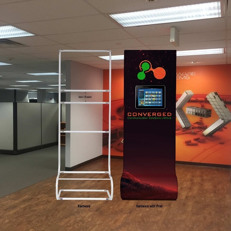 Fabsta™ Vertical - Curved Tension Fabric Banner Stand