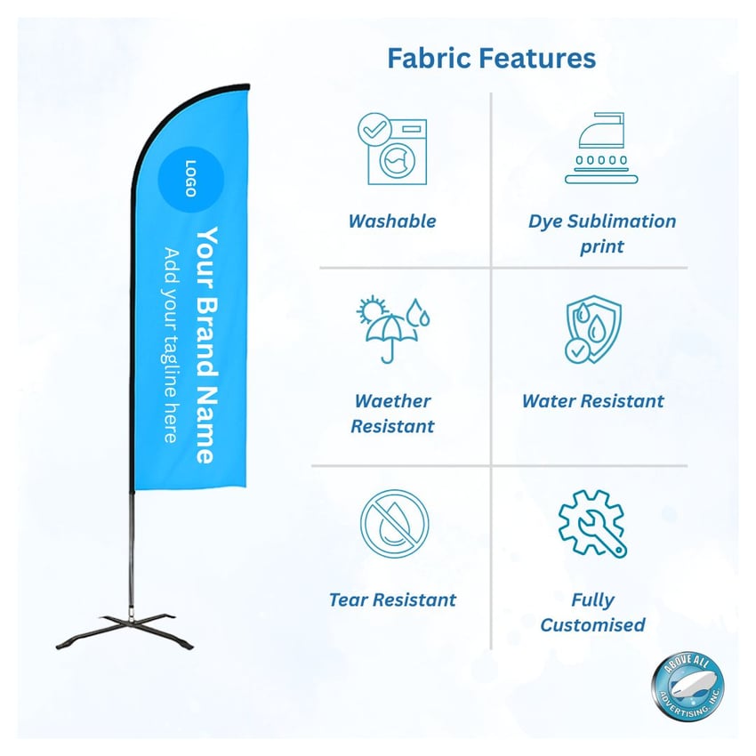 Personalized Feather Flag - Flex Banner™ 7', 11', 14', 17', 21.5'