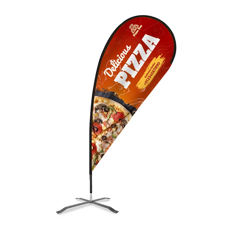 Flex Blade Teardrop Banner Flag 9 Feet