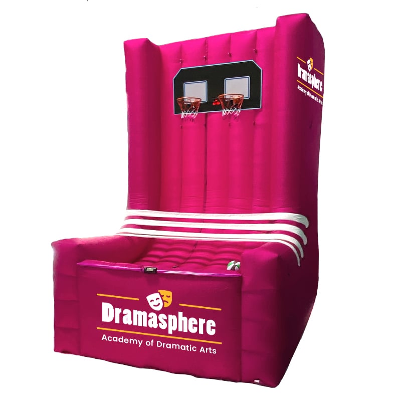 Custom inflatable Football Free Toss Game for Carnivals and Events