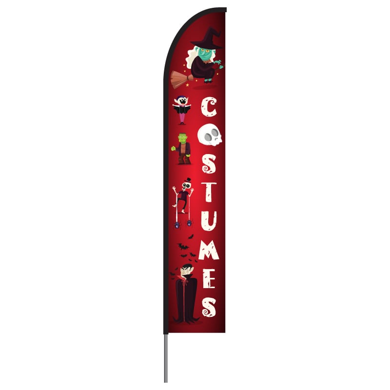 Happy Halloween Banner Feather Flag